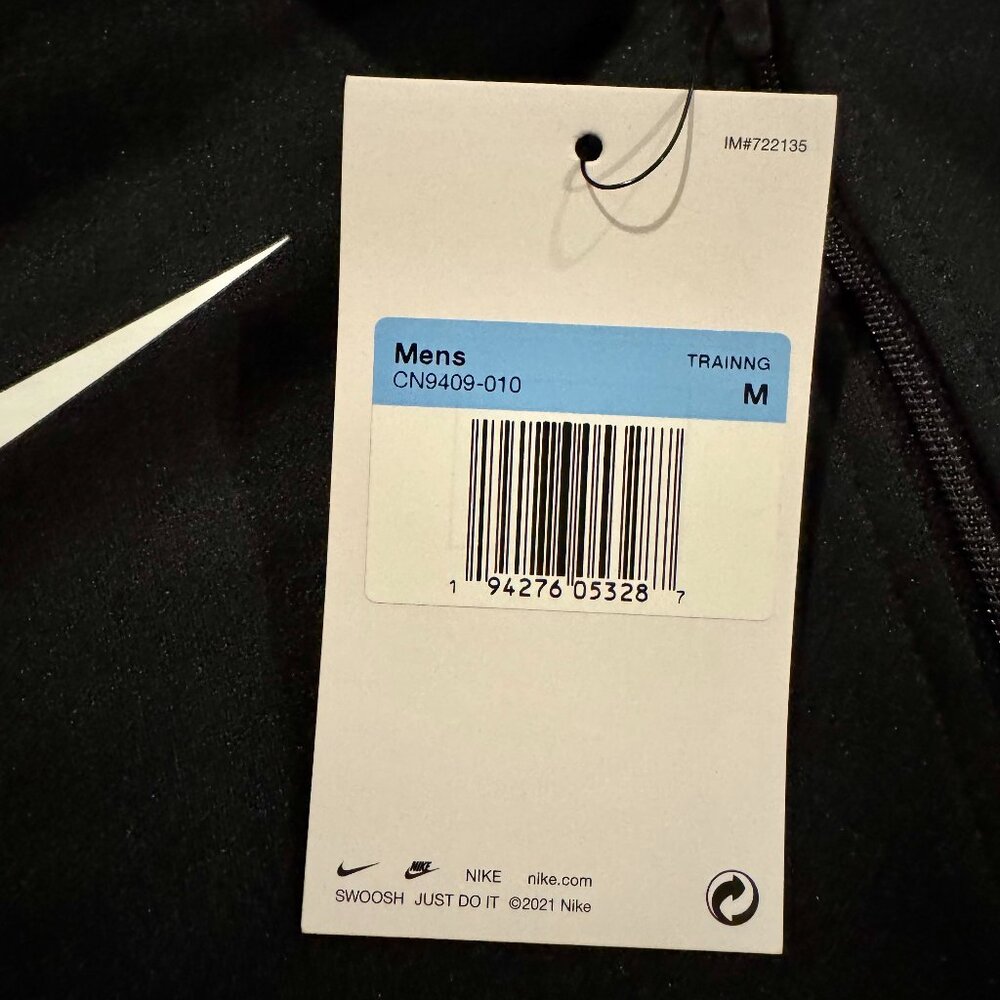 NWT!! Chapman University Baseball Nike Men's Epic Knit Jacket 2.0 Black - Med - Picture 4 of 4